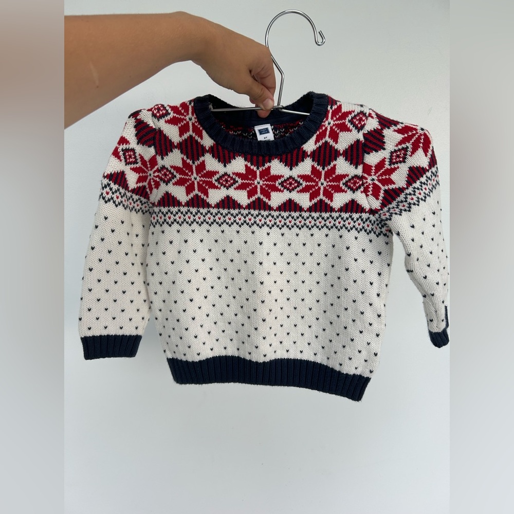 🌲JANIE AND JACK 2T FAIR ISLE SWEATER✨